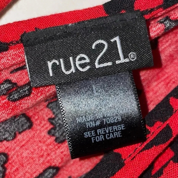 RED LEPOARD PRINT DRESS - Picture 4 of 4